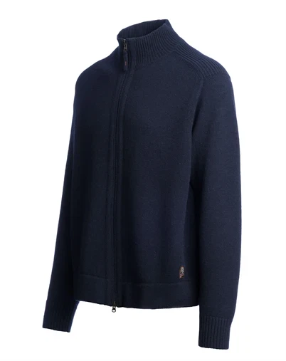 Parajumpers - Levico Zip Cardigan - Blue Navy